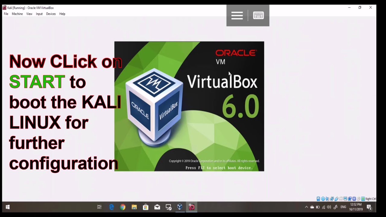Install Kali Linux 2019.3 in Windows 10 VM Box | Part 1
