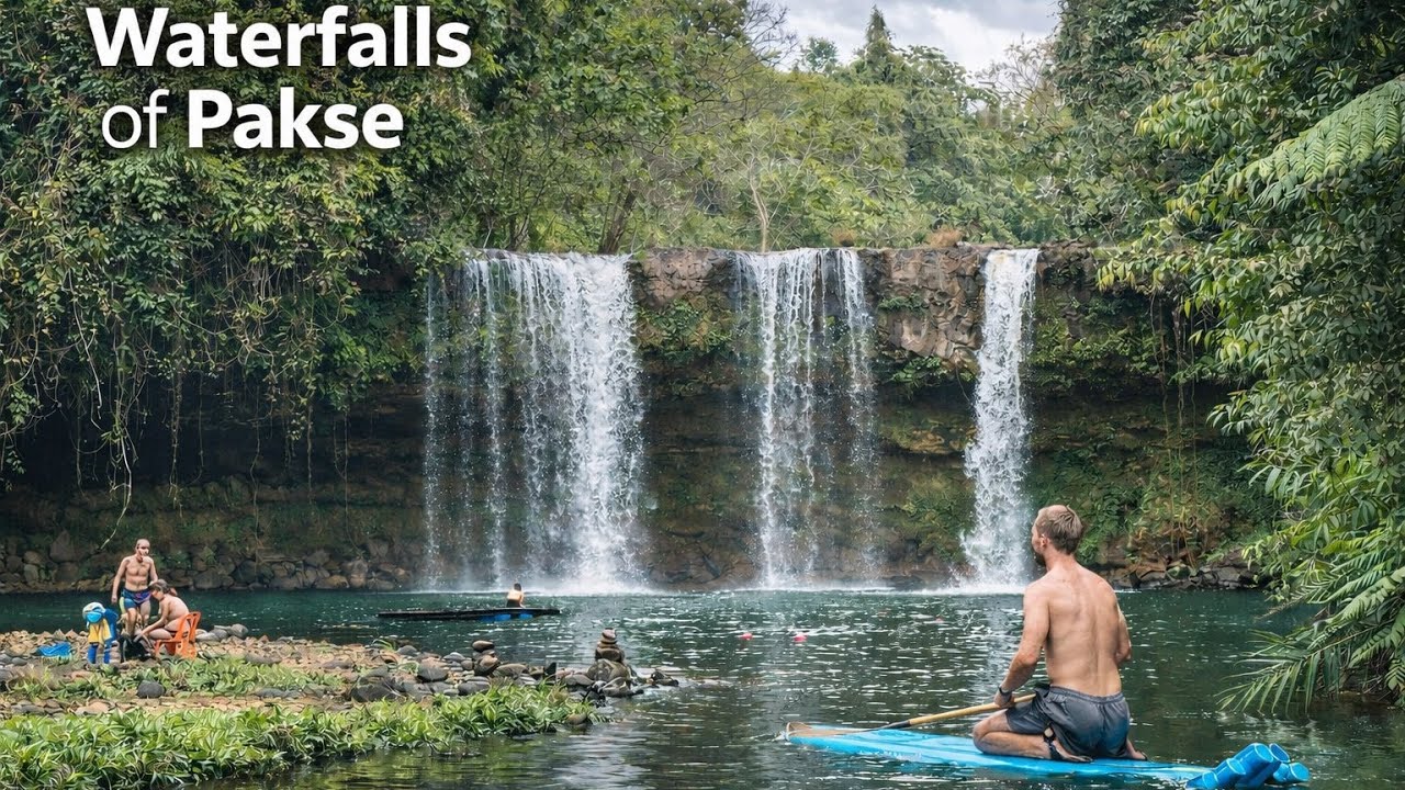 Waterfalls of Pakse | Cliff Jumps & Motorbike Adventures in Laos