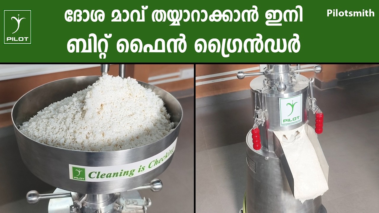 Dosa Batter preparation in Bit Fine Grinder | Instant Rice Grinder