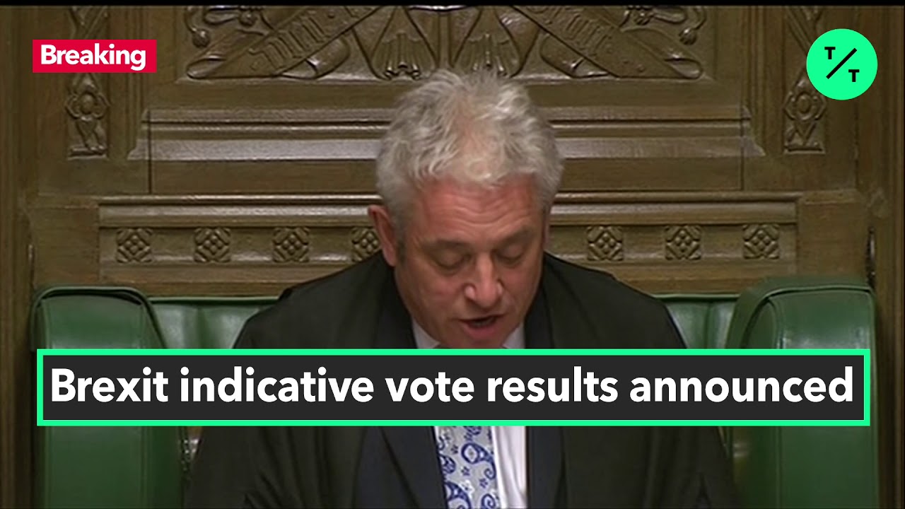 U.K. Parliament Rejects All Brexit Alternatives in Votes