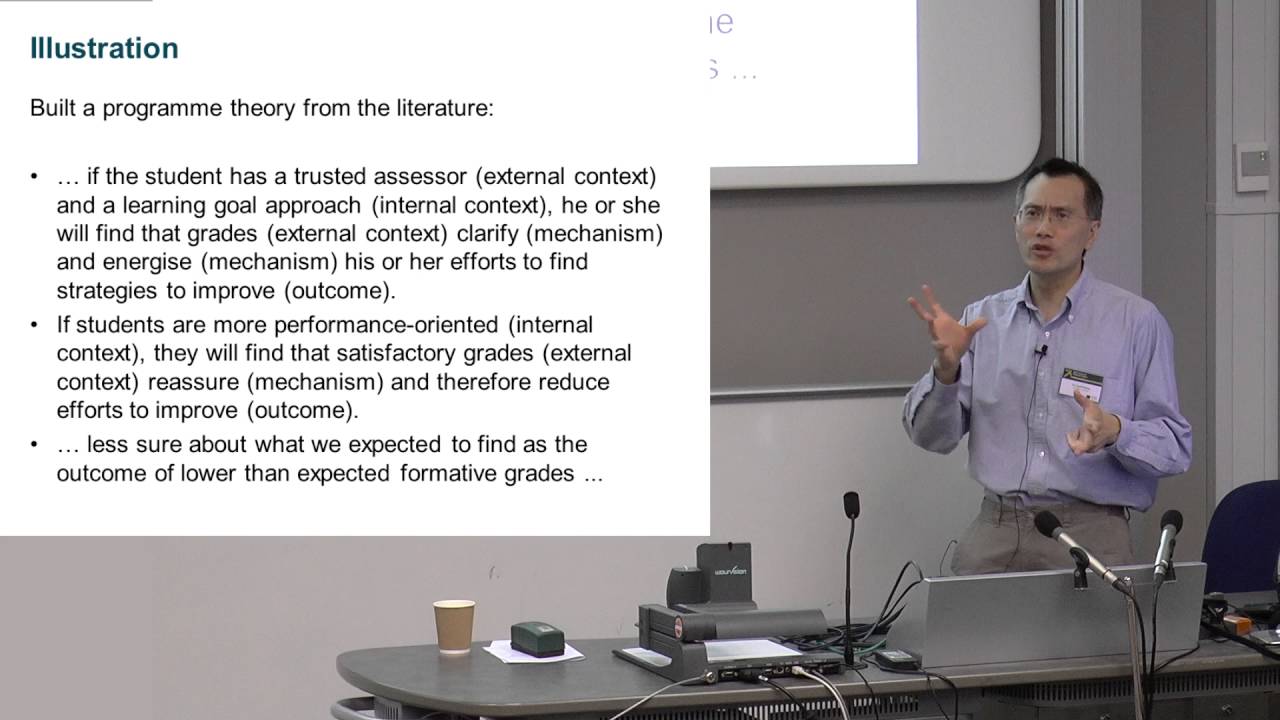 Realist evaluation, Dr Geoff Wong