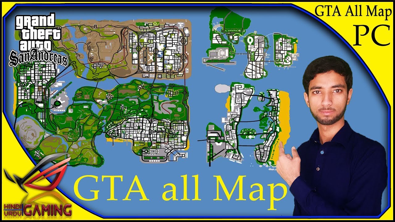 All GTA Maps in GTA San Andreas underground full Game Setup Download in Hindi Urdu