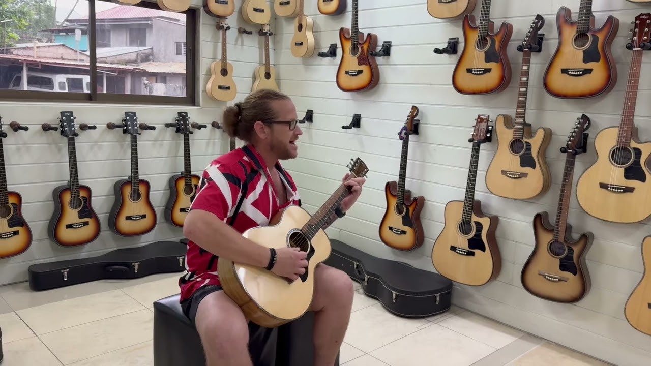Blair Layt’s Guitar Test Session At Alegre Guitars Cebu | #alegreguitars 