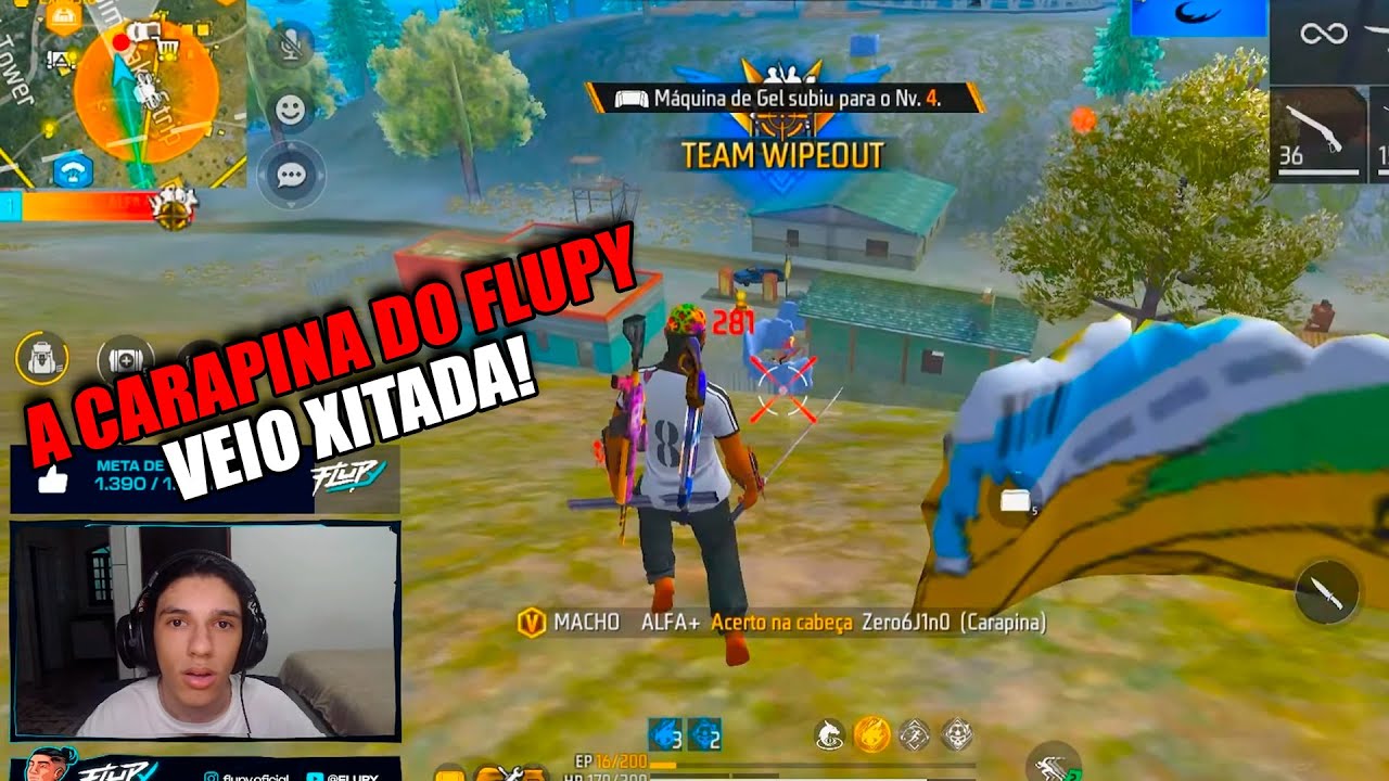A CARAPINA DO FLUPY VEIO XITADA!