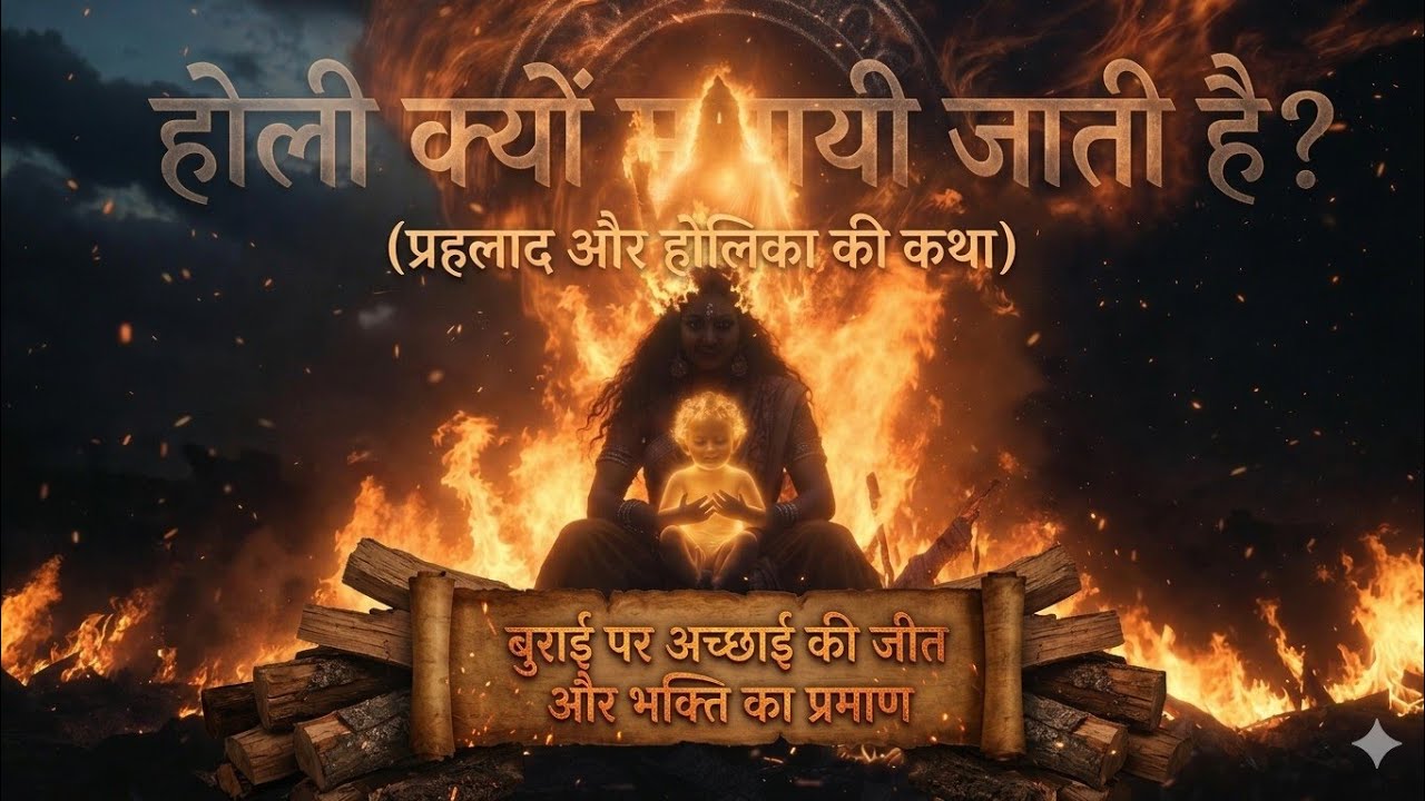 होली क्यों मनाई जाती है? 🔥 प्रह्लाद, होलिका और नरसिंह की सच्ची कहानी |rajanand|