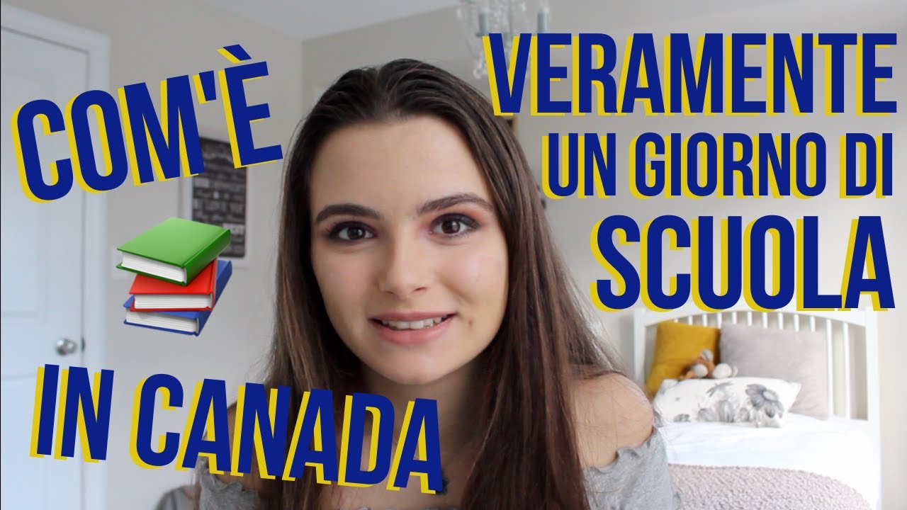 COM'È VERAMENTE UN GIORNO IN UNA SCUOLA IN CANADA?!! 📚| Marty