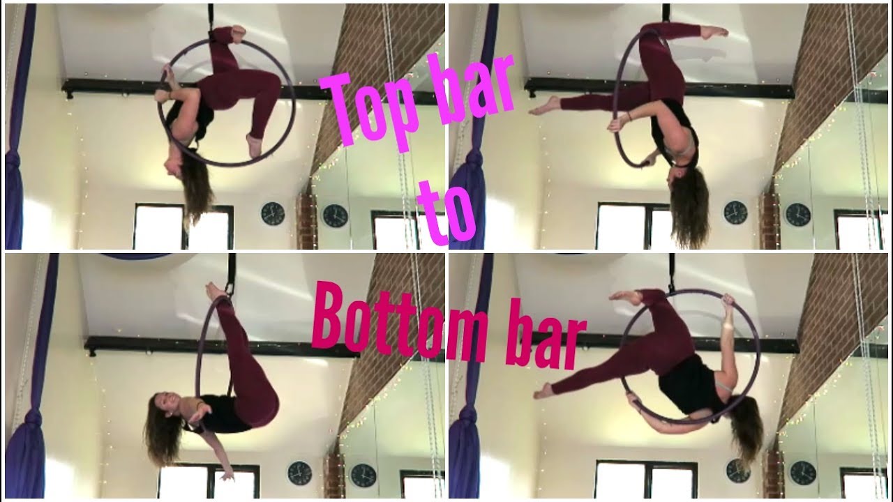 6 Ways to go from the TOP BAR to BOTTOM BAR | UNIQUE AERIALISTS