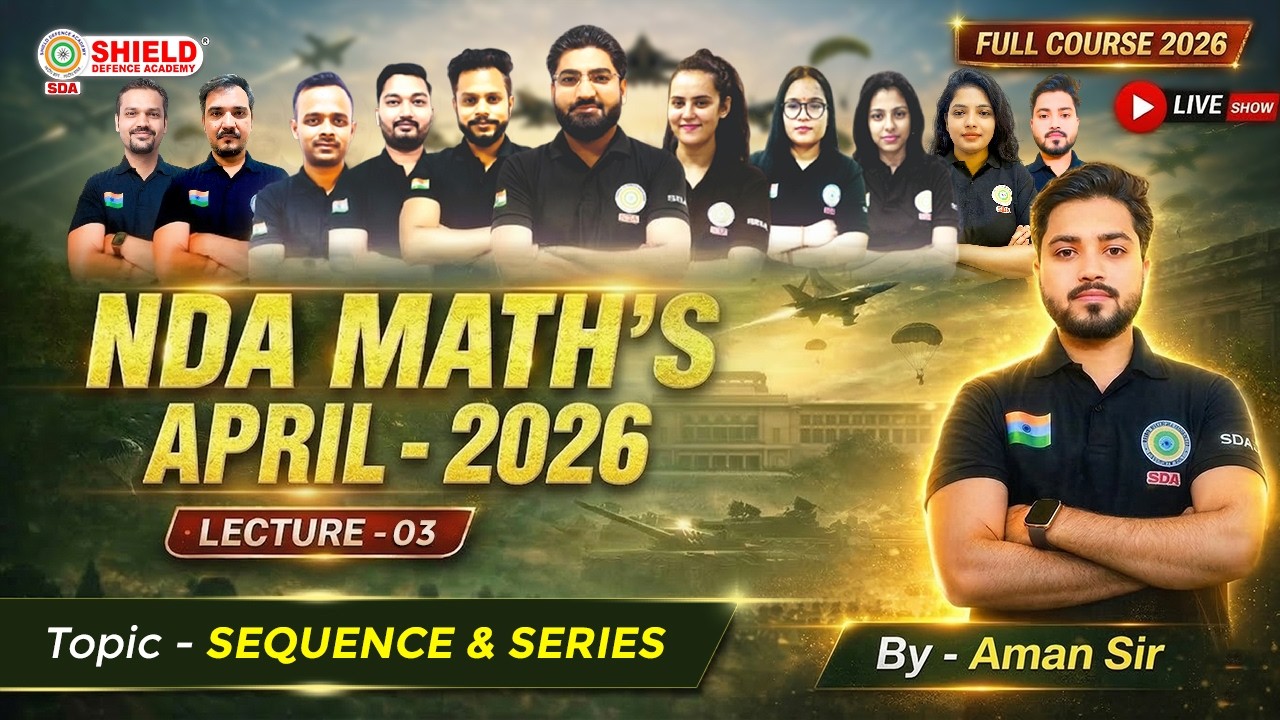 NDA MATH'S - April 2026 | QUADRATIC EQUATION| Shield Defence Academy | NDA & CDS Coaching in Lucknow