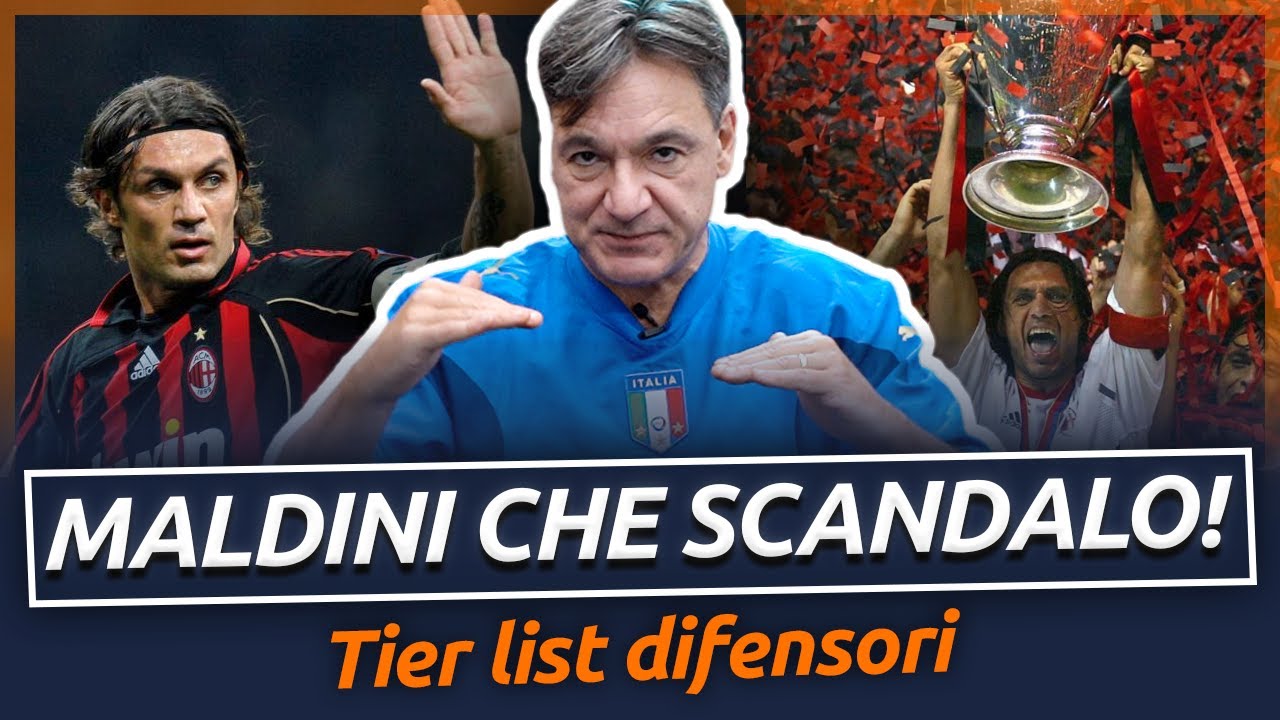 MALDINI CHE SCANDALO! - TIER LIST difensori | Fabio Caressa