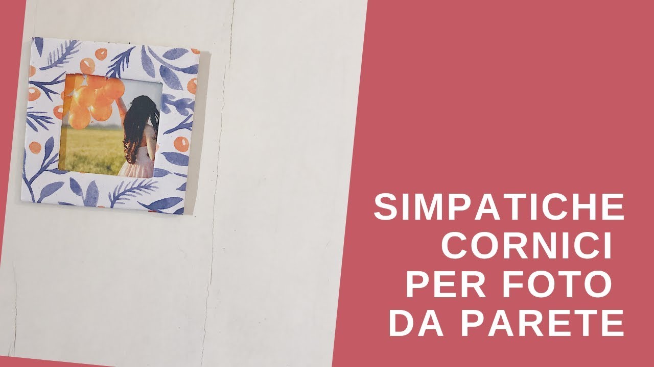 DIY: cornici portafoto da parete