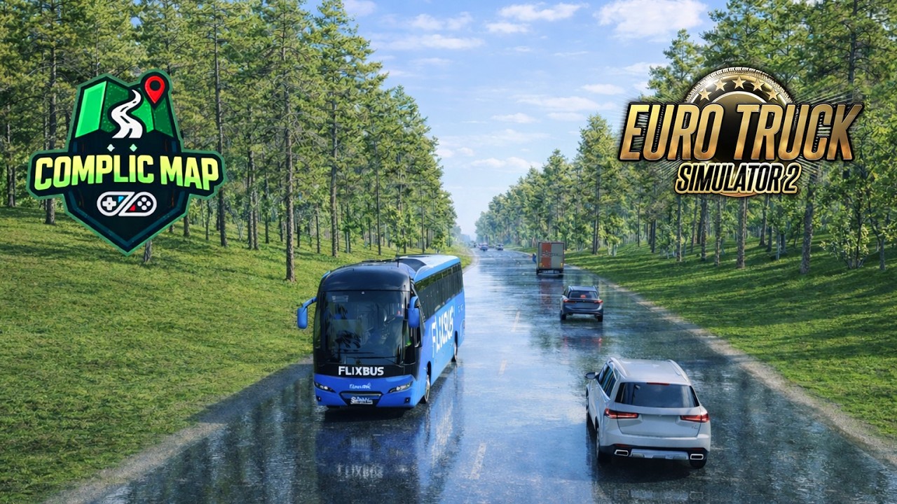 Bus Driving - Euro Truck Simulator 2 | Flexi Bus | v1.58