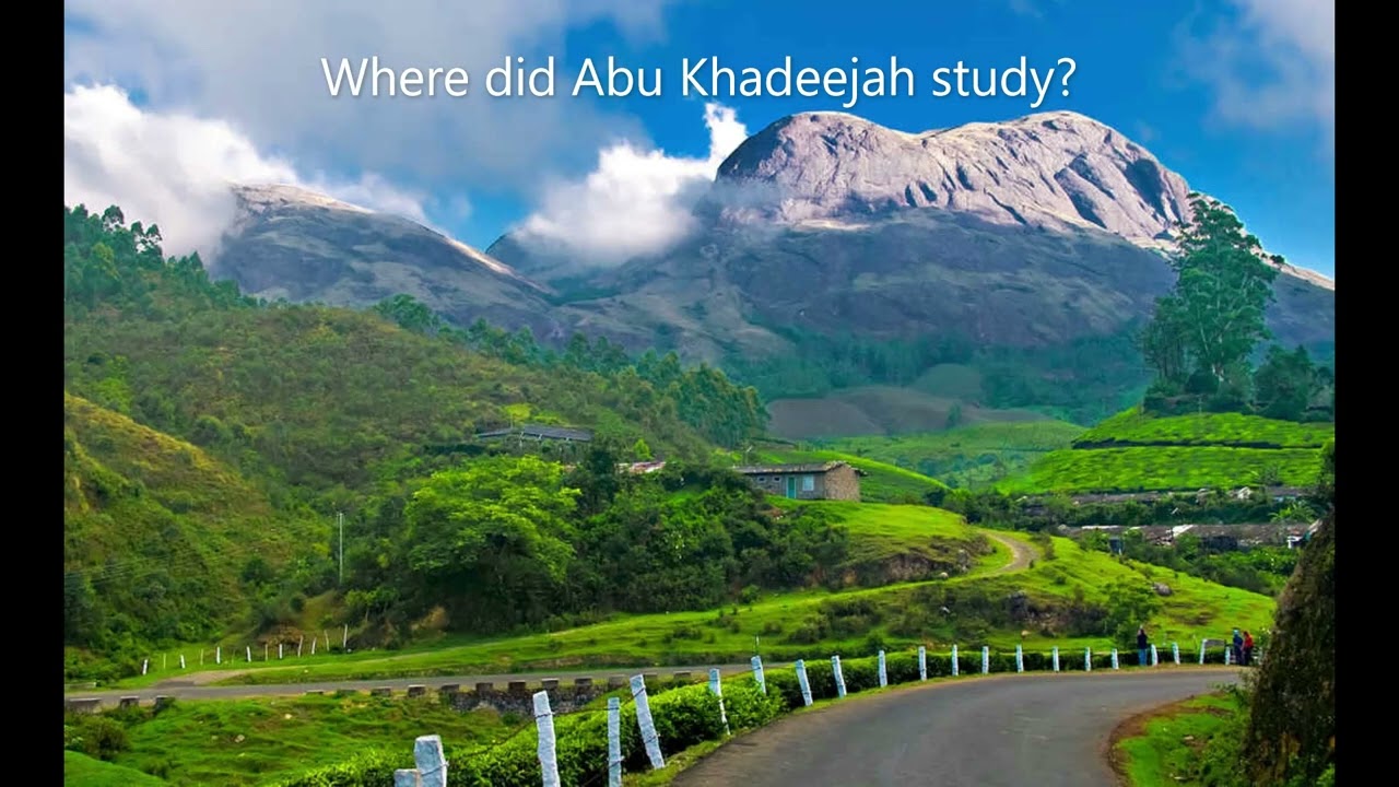 Where did Abu Khadeejah study?...... by Abu Khadeejah