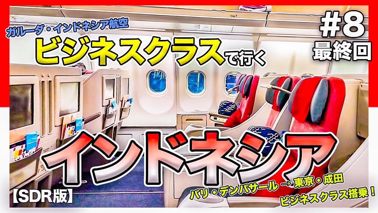 ビジネスクラスで行くインドネシア🇮🇩〜目指せ、世界三大仏教遺跡！〜#8(最終回) / ビジネスクラス搭乗記　Travel in Indonesia by business class #8(Last)
