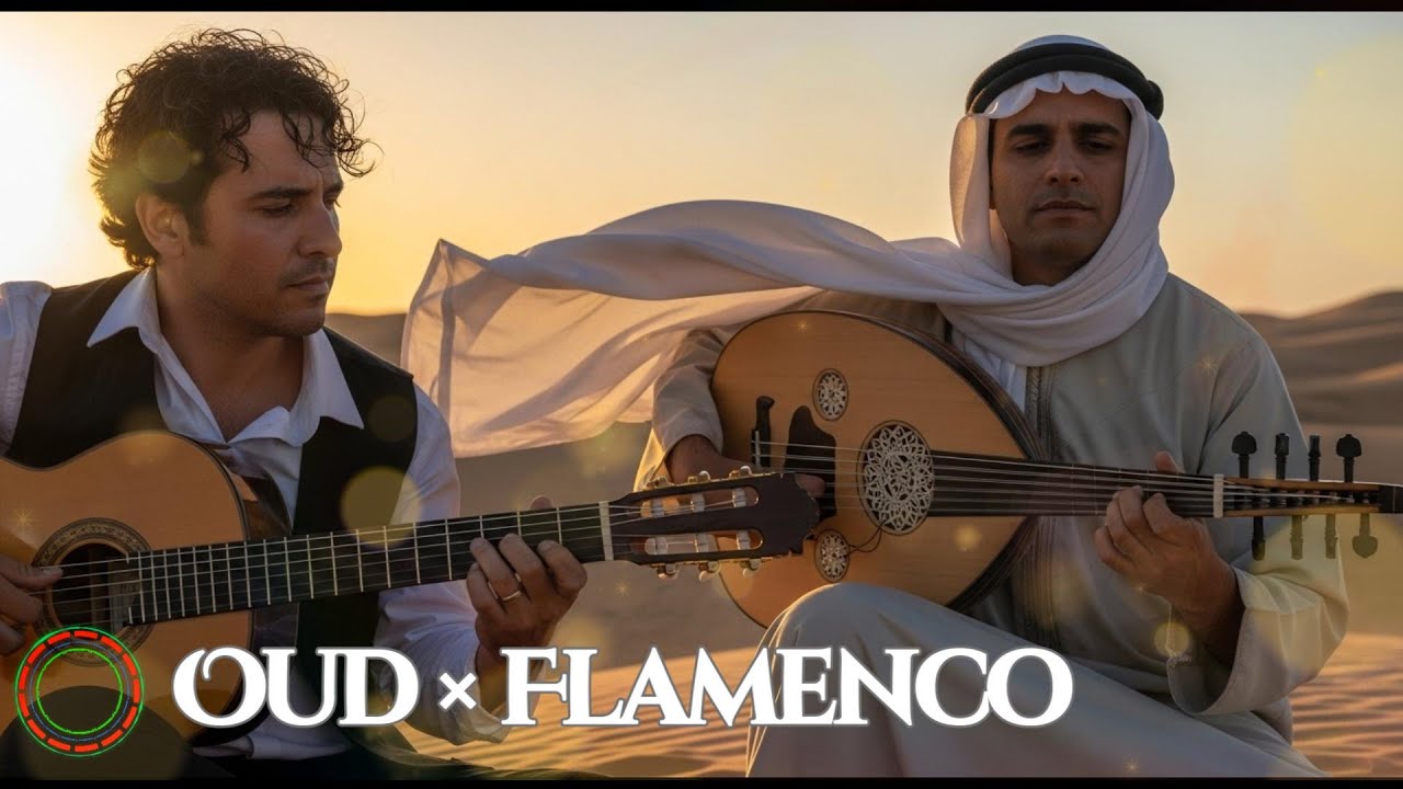 Arabic Flamenco Rumba Instrumental | Soft Guitar & Oud Desert Atmosphere 🏜️