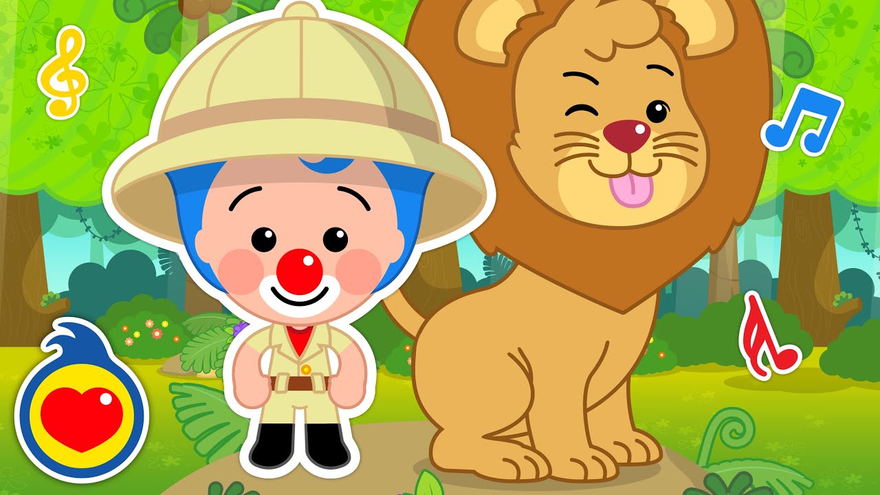 Voy En Busca De Un León 🦁 Canciones Infantiles | Plim Plim