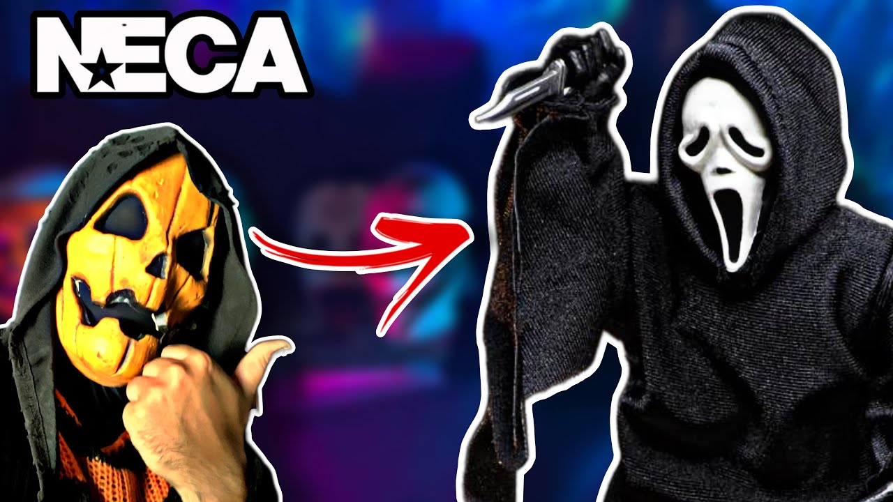 Хорошая ли одетая фигурка Neca Ghost Face размером 8 дюймов? Распаковка и обзор фигурки!