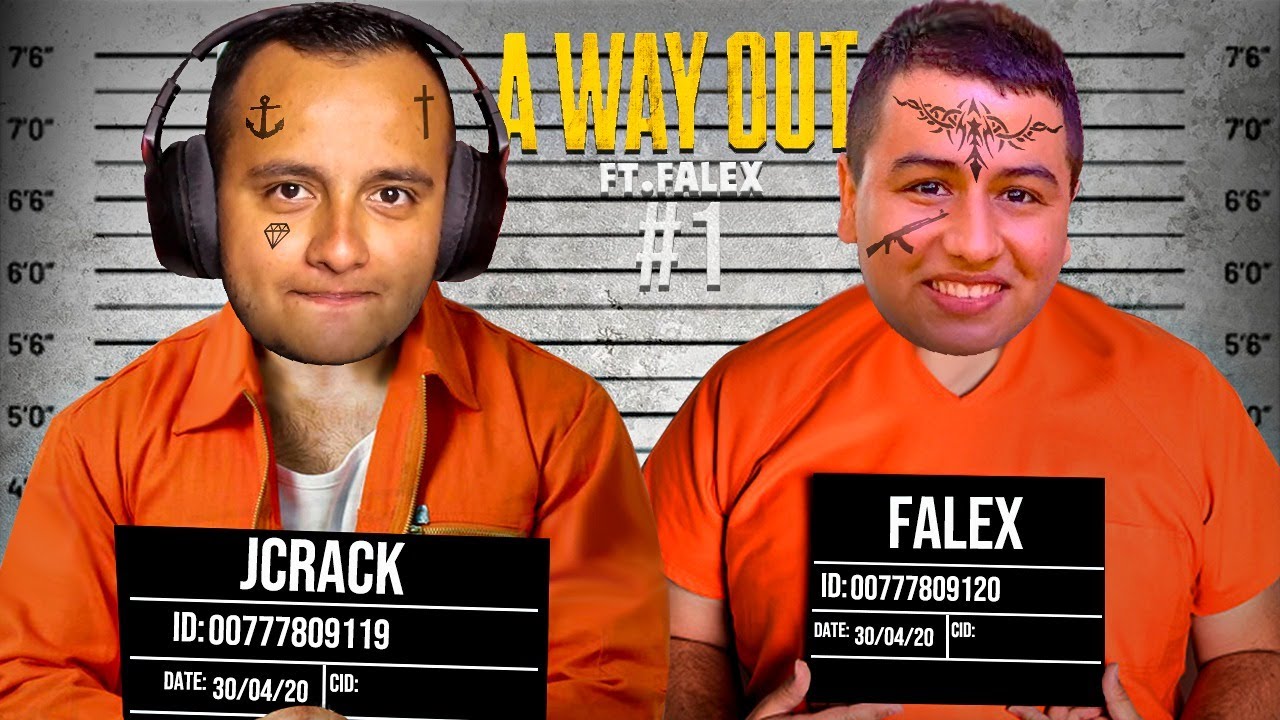 2 Streamers, 1 solo objetivo: ¡ESCAPAR DE LA CARCEL! | A Way Out #1