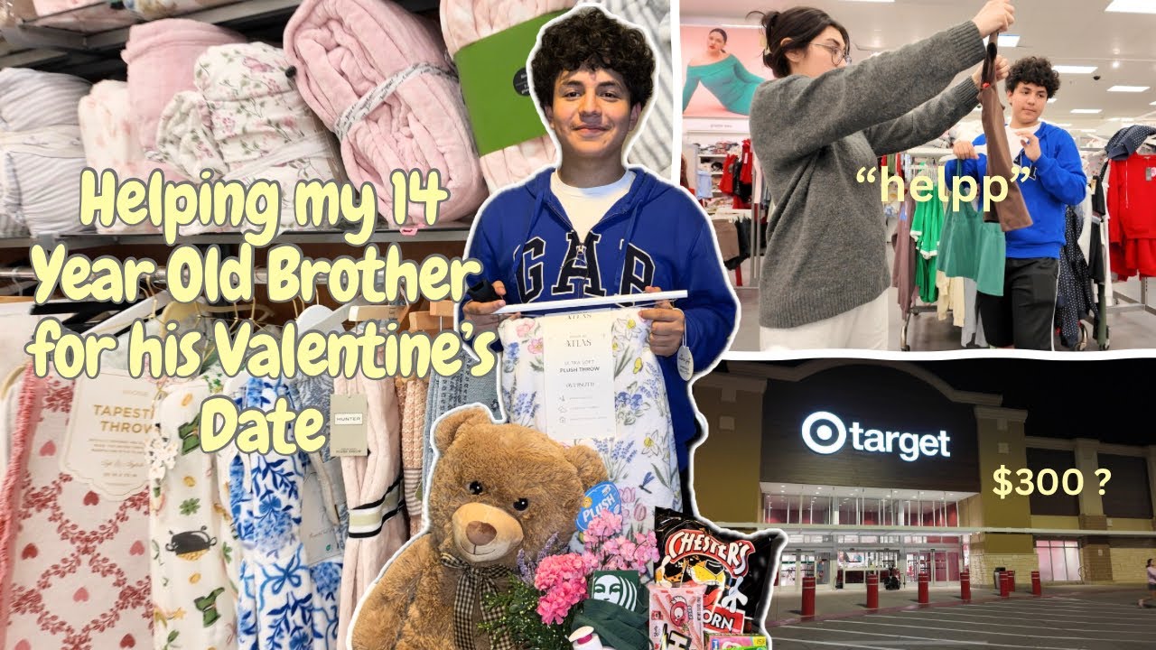helping my EDGAR BROTHER to ask out his valentine