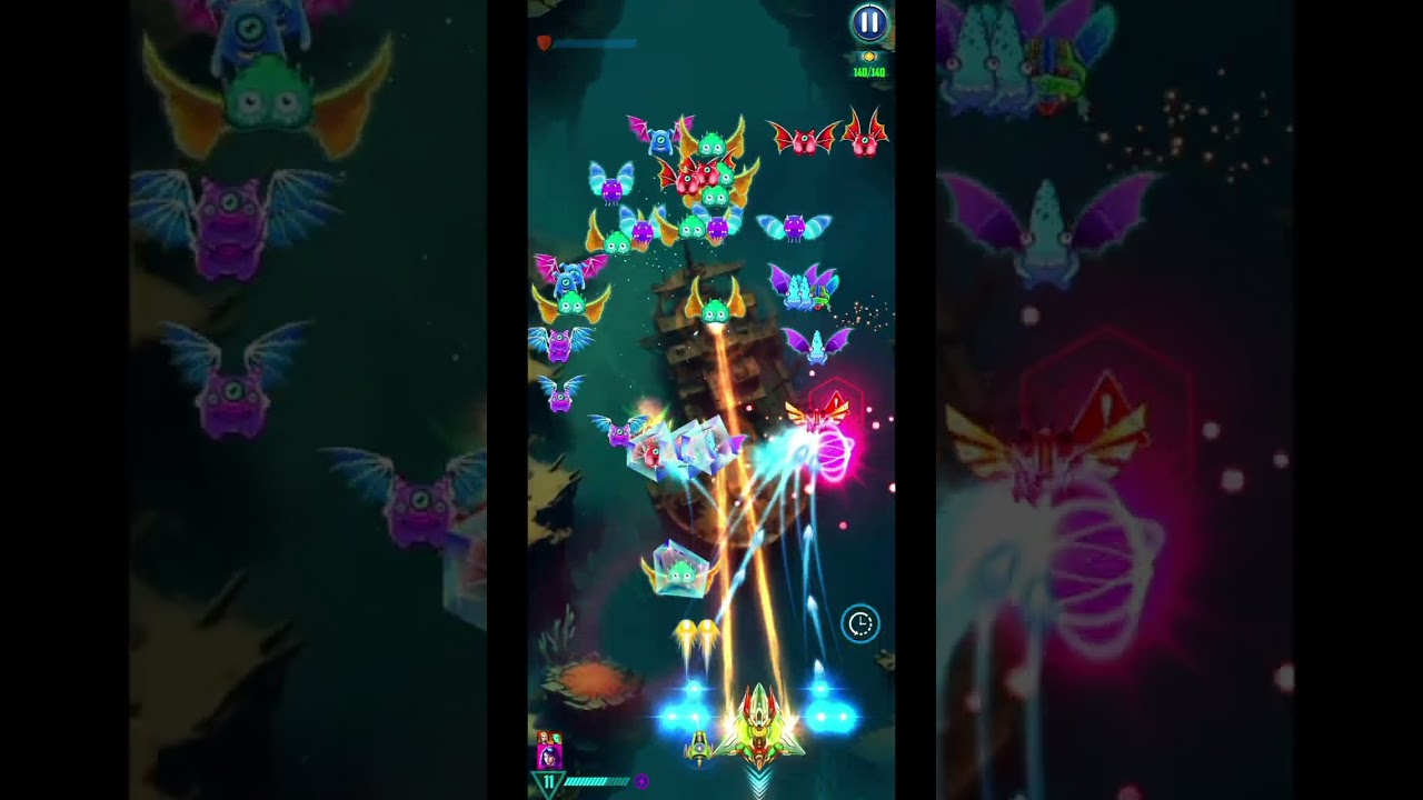 Level 18 - Galaxy Attack Alien Shooter - Spider Lord 2 - Black Flag Quantum Raid #gaas #gaming