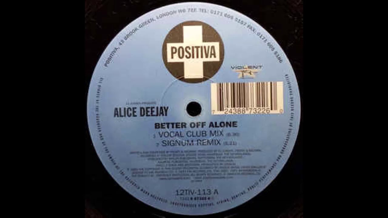 Alice Deejay - Better Off Alone (Signum Remix)
