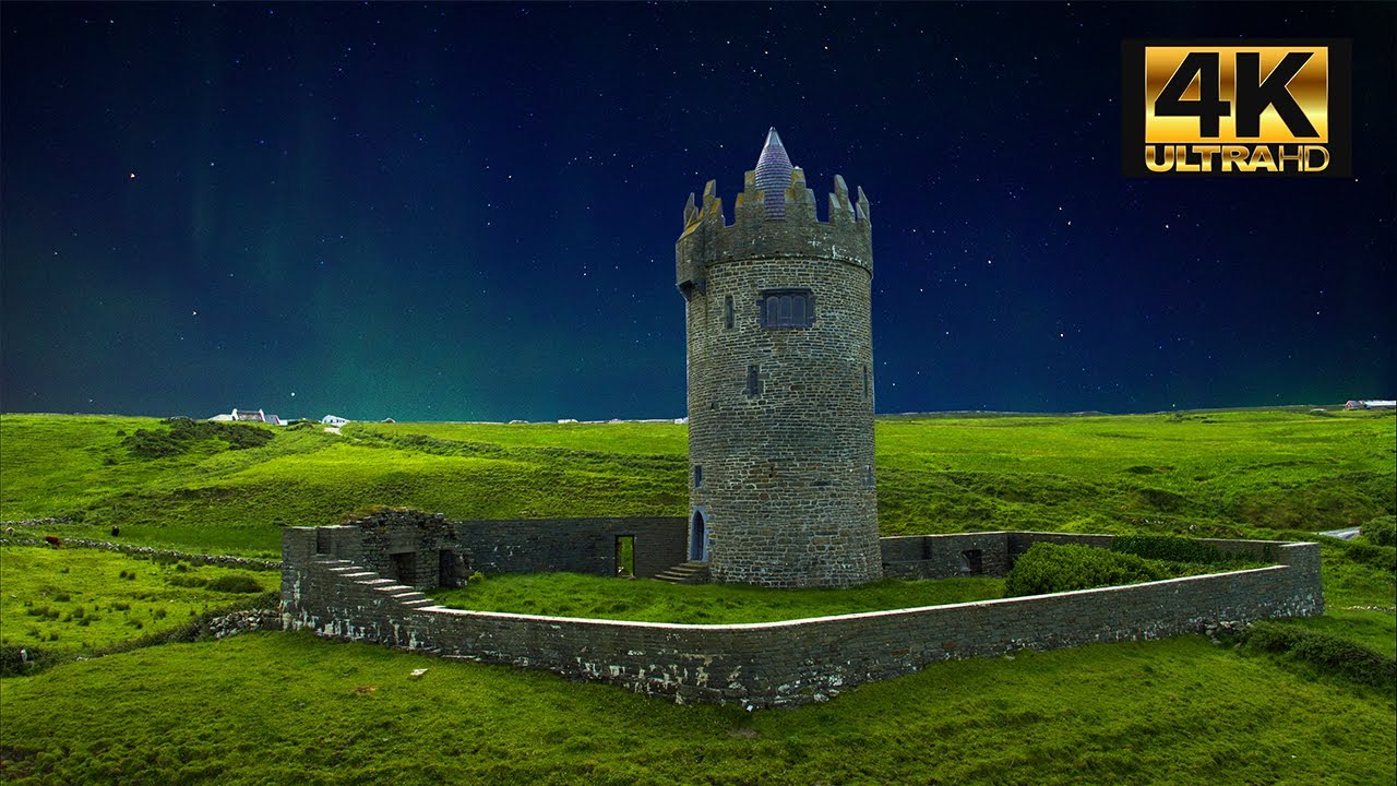 Ireland | Incredible 4K Drone Shots for Relaxation ☘️