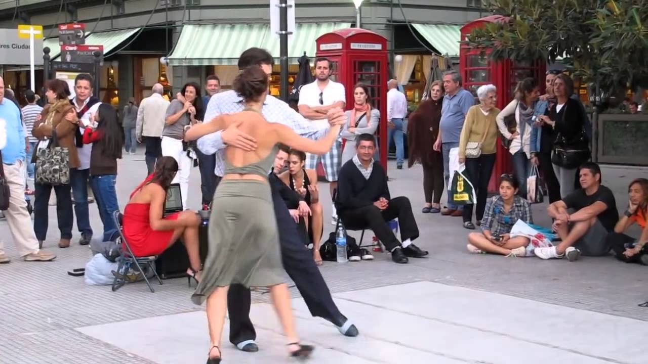 Argentine Tango Street Dancers in Buenos Aires