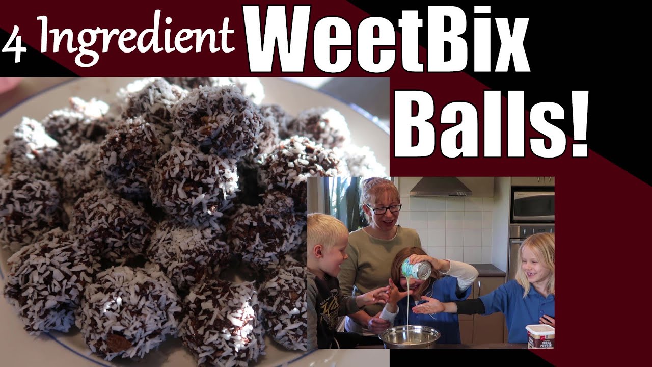 4 Ingredient Weetbix Balls