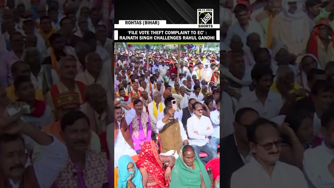 &ldquo;File vote theft complaint to EC&hellip;&rdquo;, Rajnath Singh challenges Rahul Gandhi amid Bihar Elections