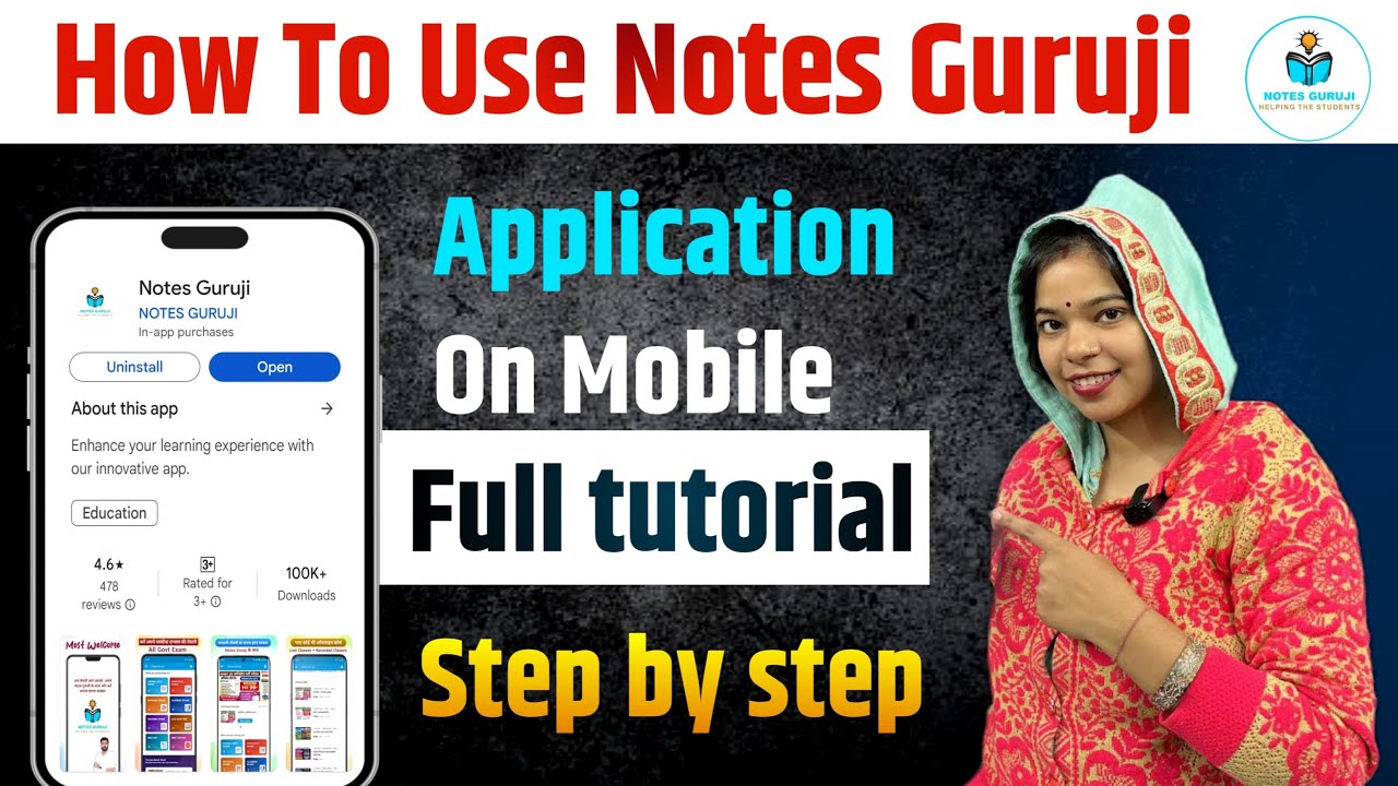 HOW TO USE NOTES GURUJI APPLICATION || STEP BY STEP | FULL DETAILS