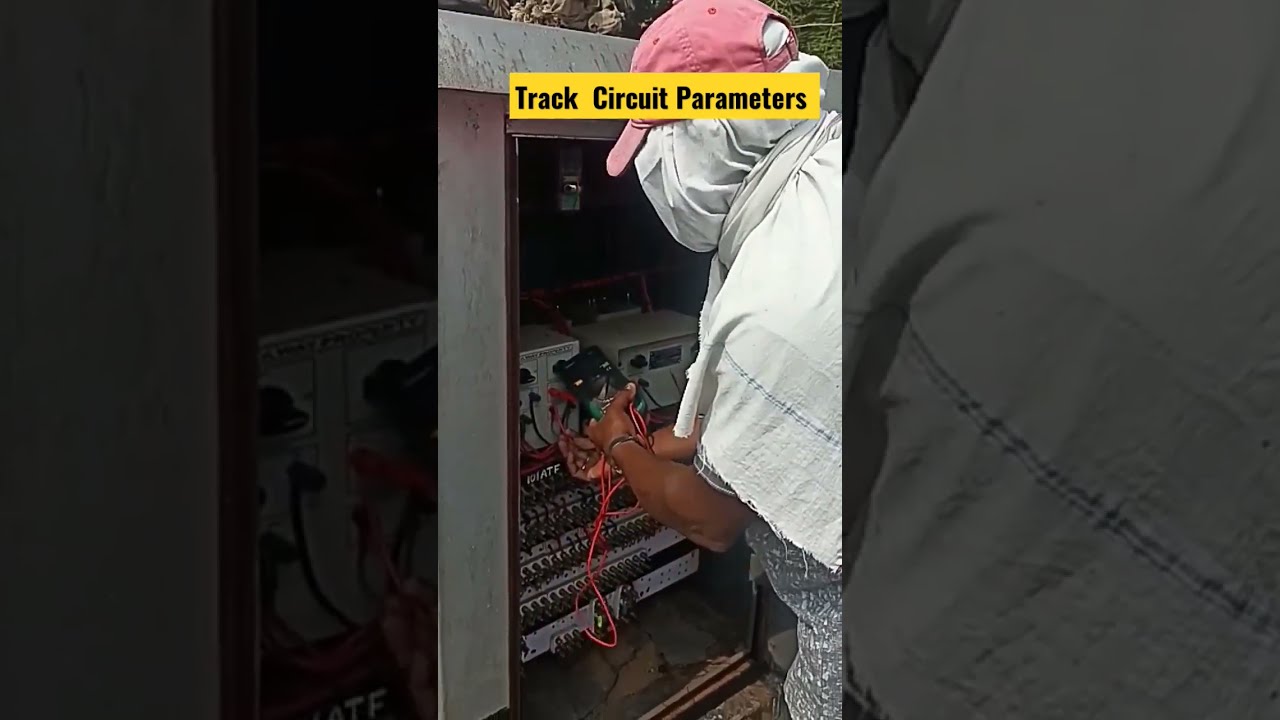 Rail track circuit parameters!!  #railways