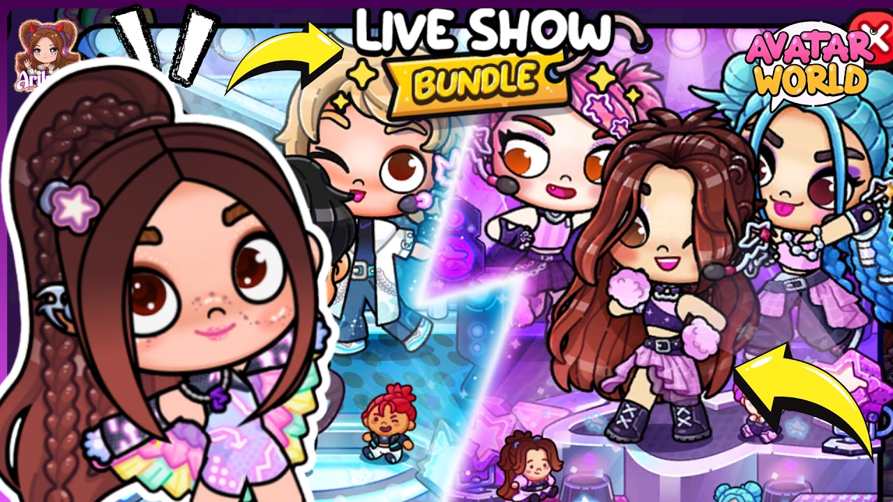 ¡TODOS los SECRETOS de LIVE SHOW GALXE en AVATAR WORLD! 😱 ARILUNA