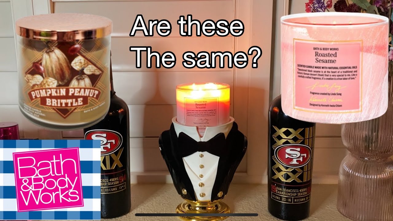 BATH & BODY WORKS ROASTED SESAME CANDLE REVIEW