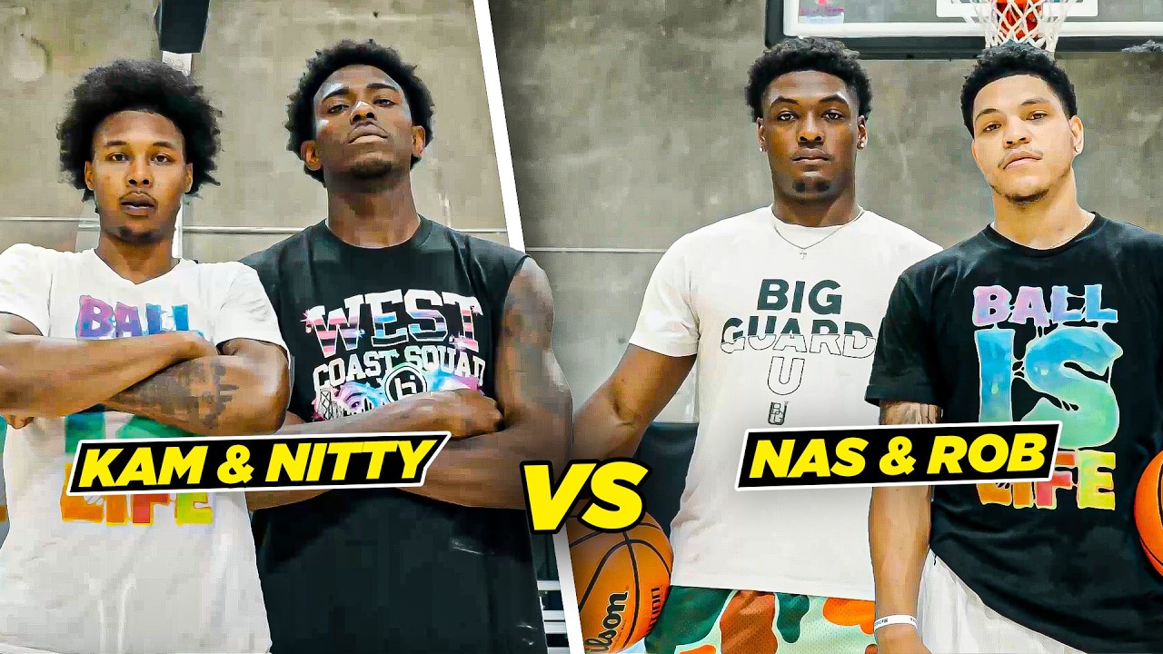Rob & Nas CLASH w/ Frank Nitty & Kam In EPIC 2v2 | 