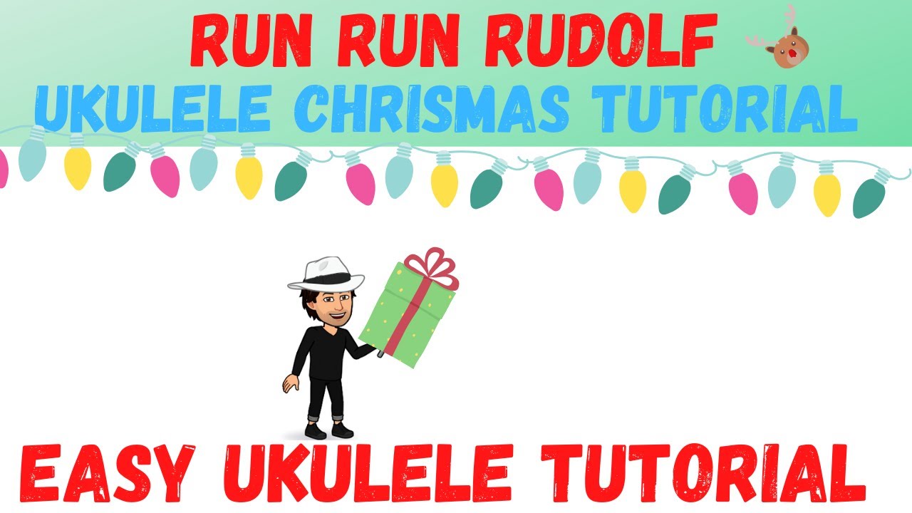 Run Run Rudolf by Chuck Berry on the ukulele (tutorial)