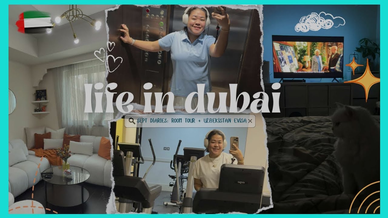 life in dubai 🇦🇪: apartment update (room tour) + uzbekistan eVisa, SHEIN haul & my mounjaro update