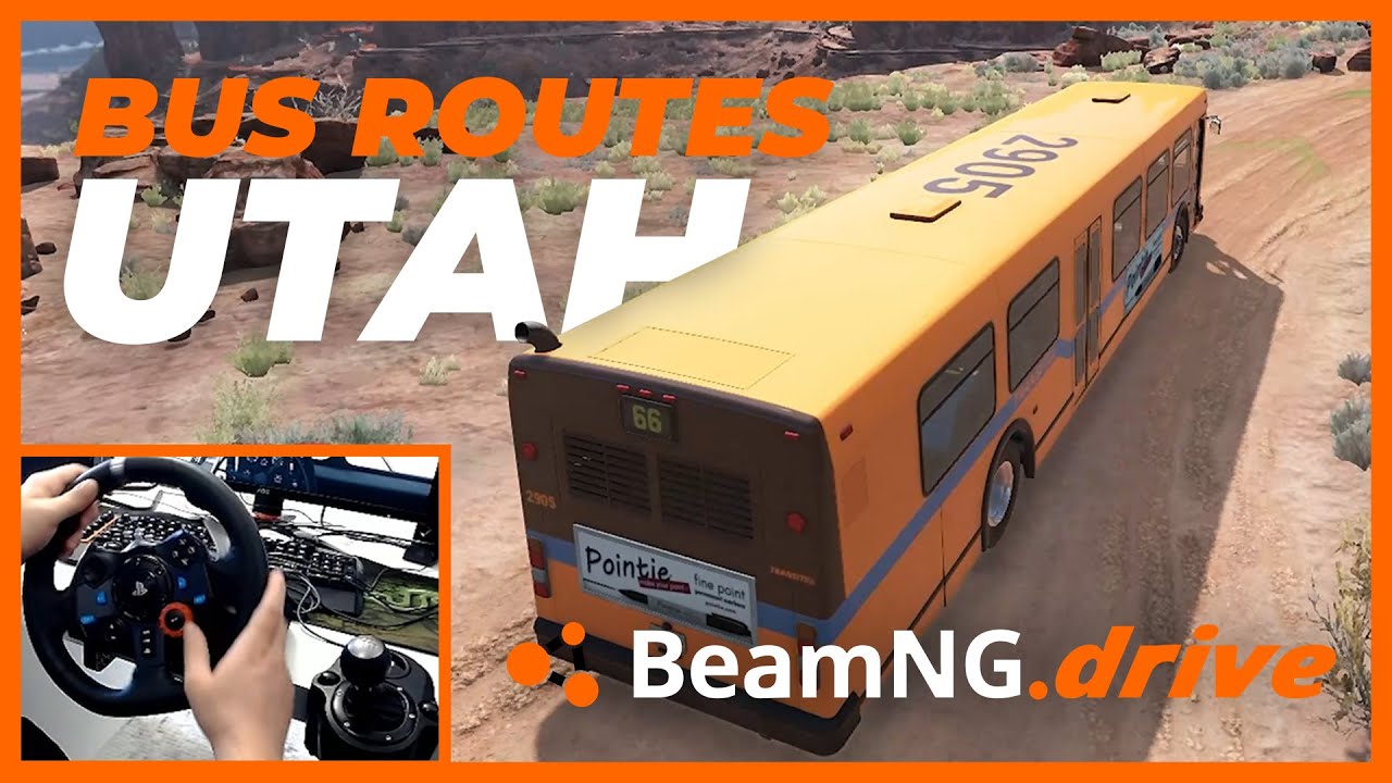 BeamNG.drive | Bus Routes - Green Peak