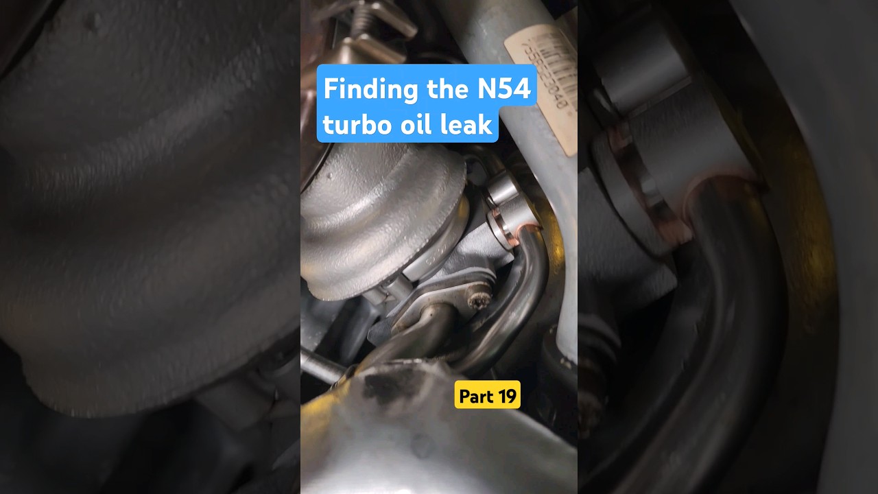 PART 19 - Oil leaking! Finding and inspecting the BMW 335i N54 Twin Turbo oil leak source #e92 #e90