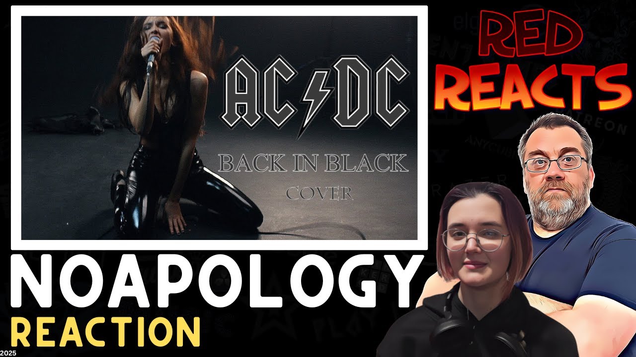Red Reacts | Reaction To Noapology | Back in Black (AC/DC Cover) | with Chelle