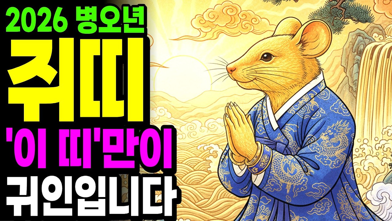 2월 23일부터 막혔던 운이 뻥 뚫립니다. 쥐띠 인생을 180도 바꿔줄 진짜 귀인 3명 찾는 법.