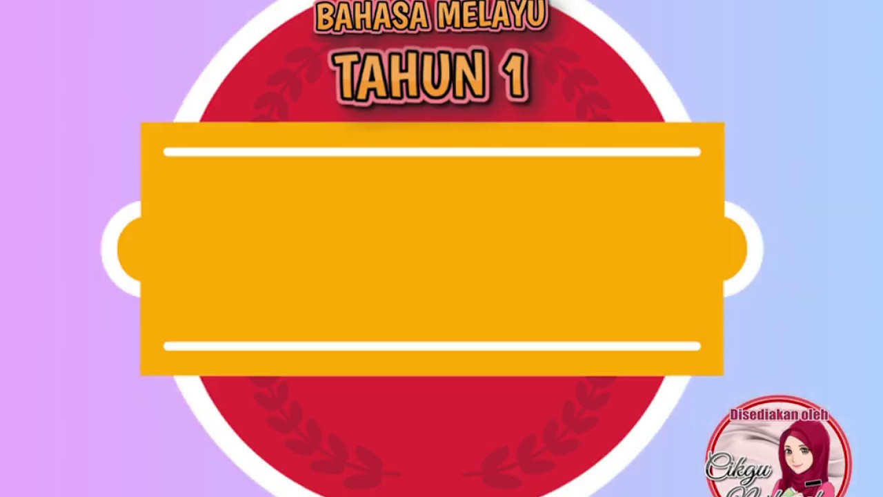 Tahun 1│Kata Ganti Nama Diri