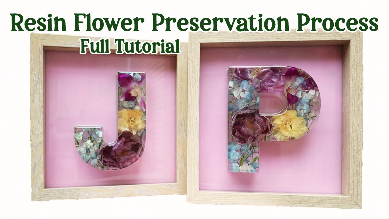 Real Flowers Resin Preservation Process - Start to Finish Bouquet in Epoxy Tutorial