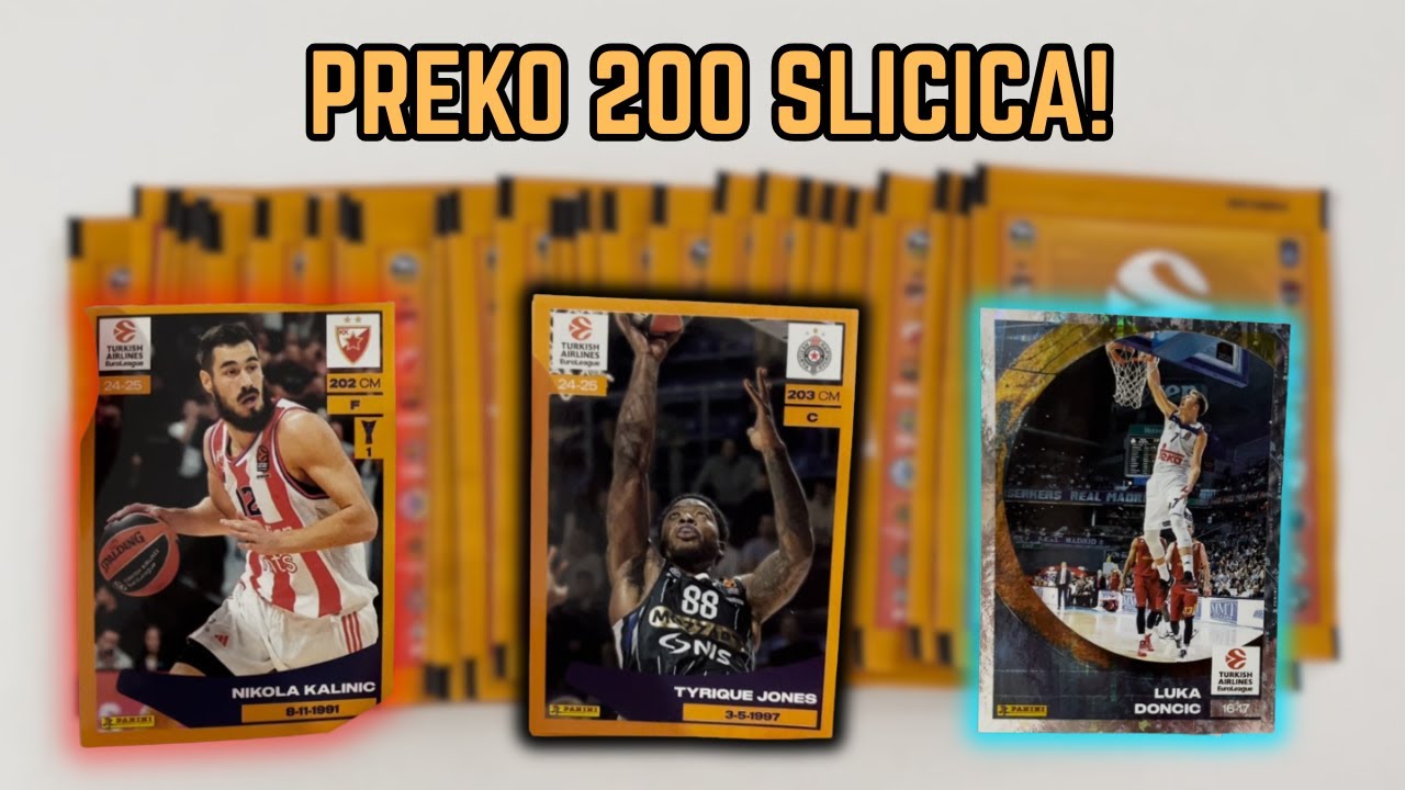 OTVARAM 40+ KESICA EUROLEAGUE SLICICA! *popunio ceo album*