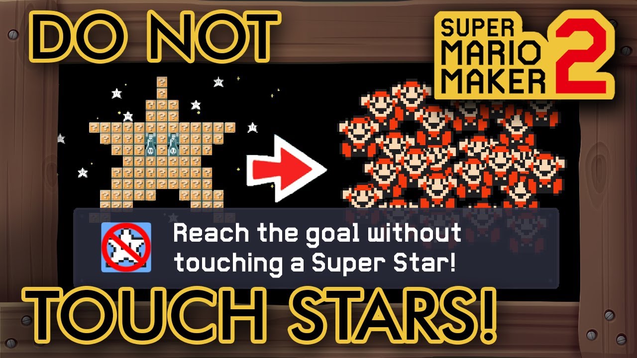 Super Mario Maker 2 - Clear Condition: Don't Get A Star!