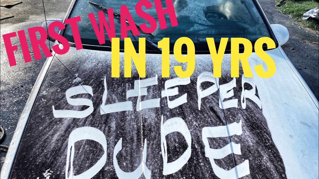 Incredible difference first wash in 19 year supercoupe Thunderbird