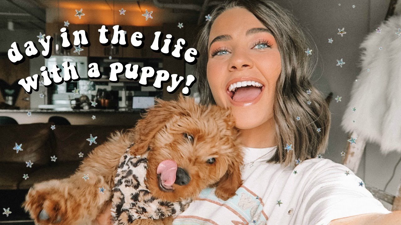a day in my life with a puppy!!
