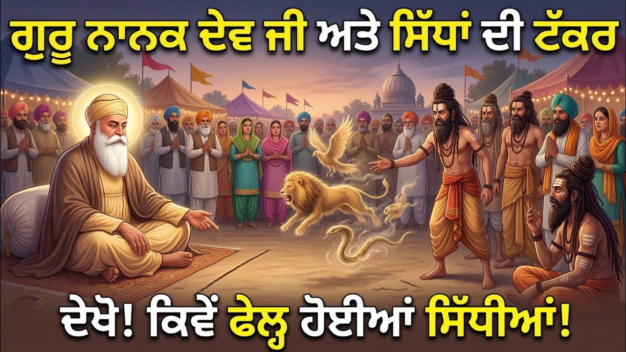 ਗੁਰੂ ਜੀ ਅਤੇ ਸਿੱਧਾਂ ਦੀ ਸਾਖੀ || ਜਦੋਂ ਗੁਰੂ ਜੀ ਅਚੱਲ ਬਟਾਲੇ ਗਏ || ਸ਼ਿਵਰਾਤਰੀ ਦਾ ਮੇਲਾ || Guru Nanak Dev Ji