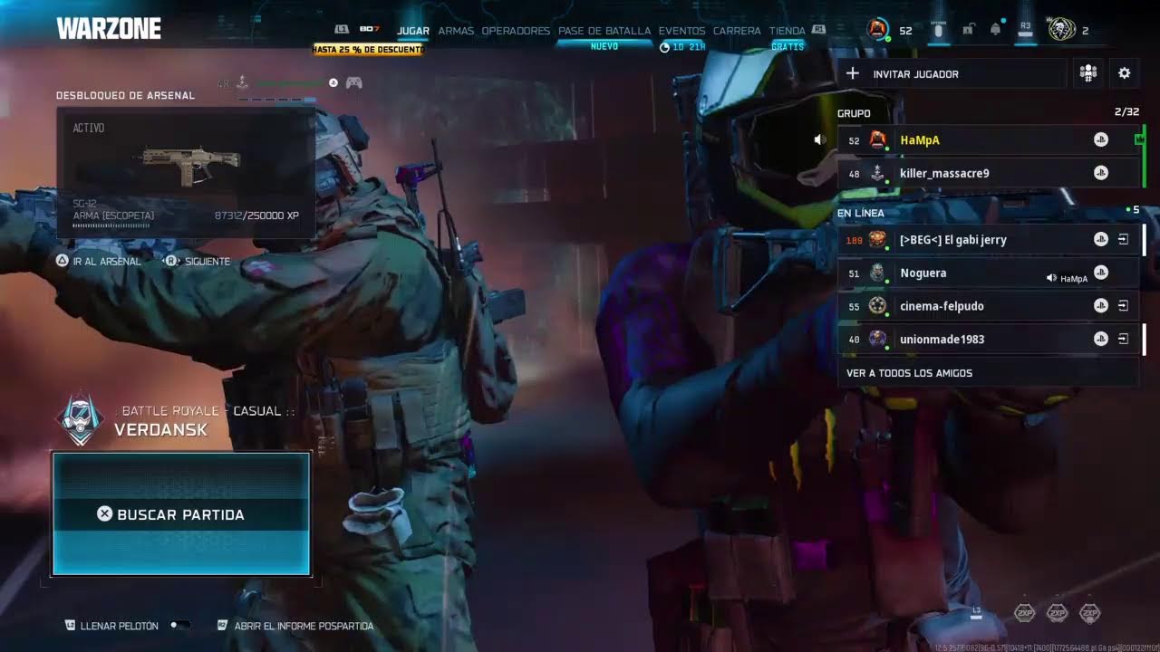 Transmisión de ps4 Warzon