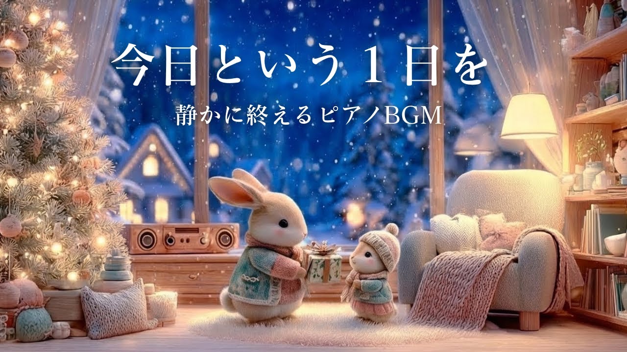 【夜の癒しBGM】１日の終わりに、静かに癒されるピアノ｜睡眠用・ヒーリングミュージック