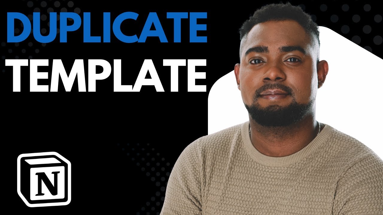 How to Duplicate a Notion Template | Step-by-Step Tutorial for Beginners