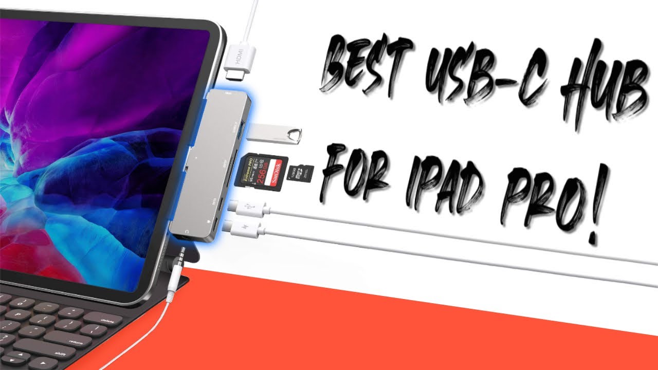 The BEST & ONLY USB C Hub for Apple IPad Pro you will ever NEED!!